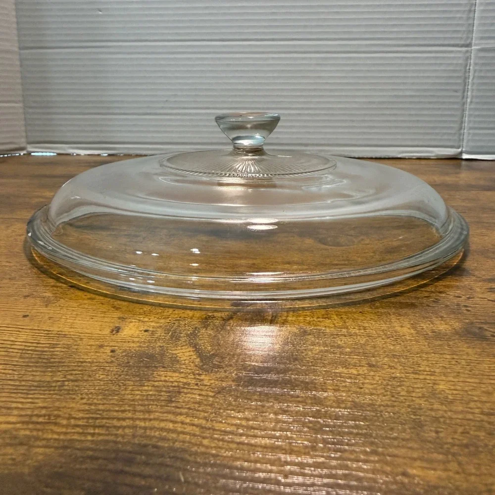 Vtg‎ Pyrex 30 Clear Glass Lid 8.5